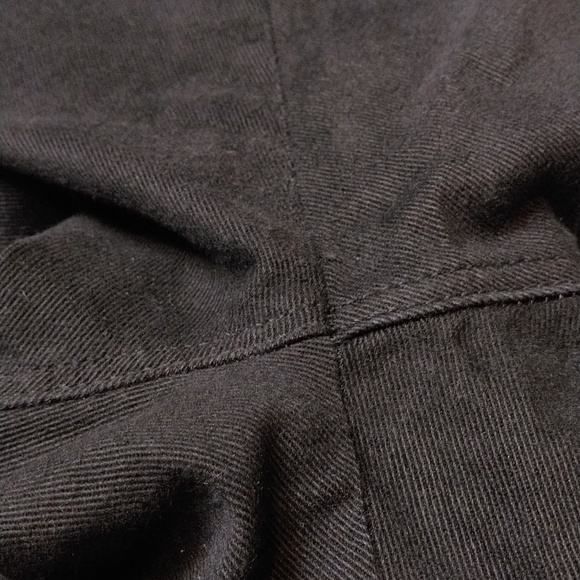 L&B Lucky & Blessed 3X Flare Black Pullon Stretch Waist Distressed Hem Jeans - Picture 17 of 17